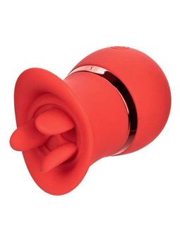 CalExotics French Kiss Suck & Play - Set Massaggiatore con Lingua Vibrante