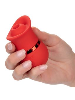 CalExotics French Kiss Suck & Play - Set Massaggiatore con Lingua Vibrante