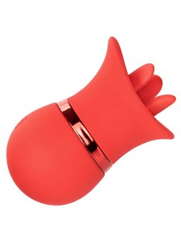 CalExotics French Kiss Suck & Play - Set Massaggiatore con Lingua Vibrante