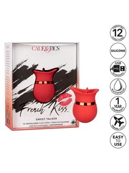 CalExotics French Kiss Sweet Talker - Massaggiatore con Lingua Vibrante
