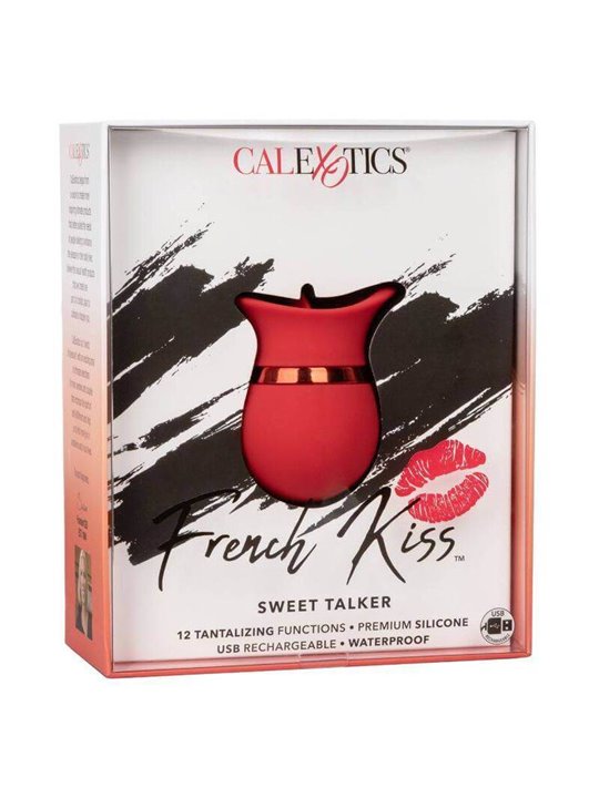 CalExotics French Kiss Sweet Talker - Massaggiatore con Lingua Vibrante