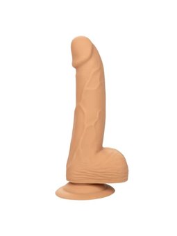 CalExotics Silicone Studs - Pene Realistico con Testicoli 15,25 CM - Beige