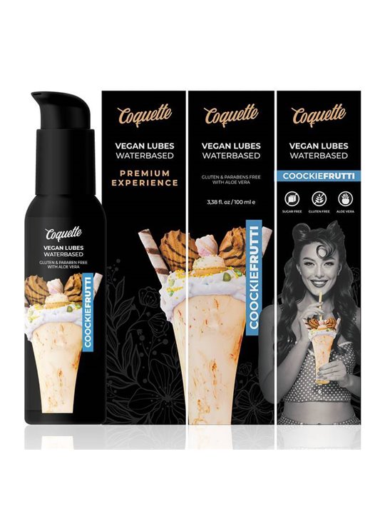 Coquette Vegan Lubes - Lubrificante Naturale Gusto Cookiefrutti 100 ML