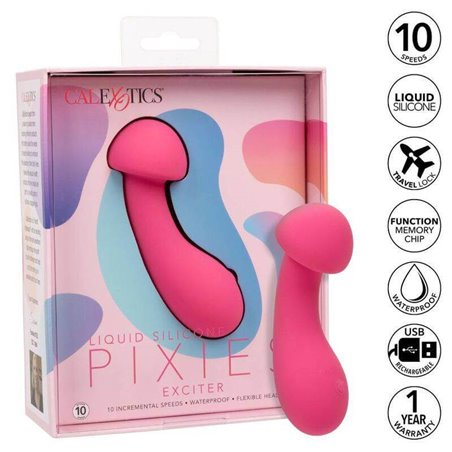 CalExotics Pixies Exciter - Massaggiatore in Silicone Liquido 10 Velocità