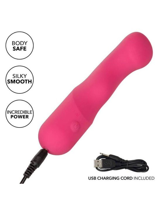CalExotics Pixies Curvy - Vibratore in Silicone Liquido 10 Velocità