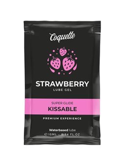 Coquette Chic Desire - Strawberry Water Based Kissable Lubricant Pocket 10 ML