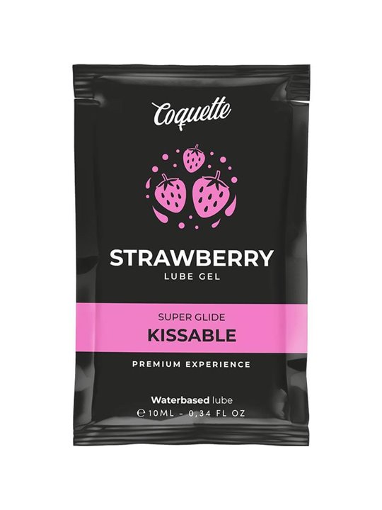 Coquette Chic Desire - Strawberry Water Based Kissable Lubricant Pocket 10 ML
