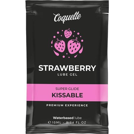 Coquette Chic Desire - Strawberry Water Based Kissable Lubricant Pocket 10 ML