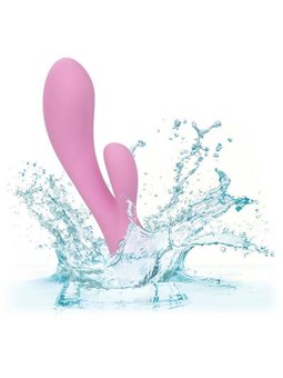 CalExotics Contour Zoie - Vibratore Rabbit in Silicone Liquido 10 Velocità