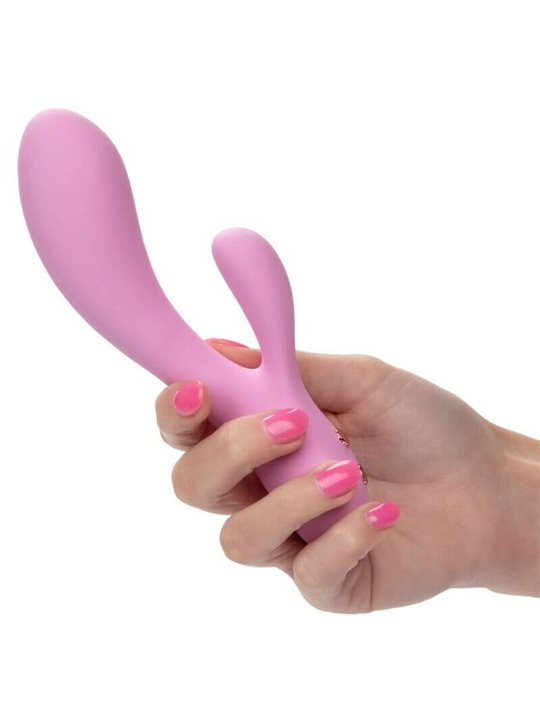 CalExotics Contour Zoie - Vibratore Rabbit in Silicone Liquido 10 Velocità