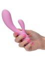 CalExotics Contour Zoie - Vibratore Rabbit in Silicone Liquido 10 Velocità