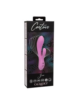 CalExotics Contour Zoie - Vibratore Rabbit in Silicone Liquido 10 Velocità