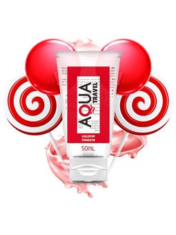 Aqua Travel - Lollipop Flavour Waterbased Lubricant - 50 ML
