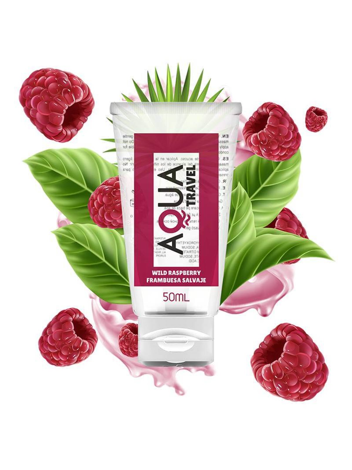 Aqua Travel - Lubrificante a Base Acqua Aroma Lampone Selvatico 50 ML
