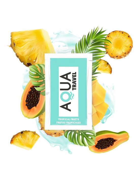 Aqua Travel Tropical Fruits Flavour Waterbased Lubricant  - 6 ML