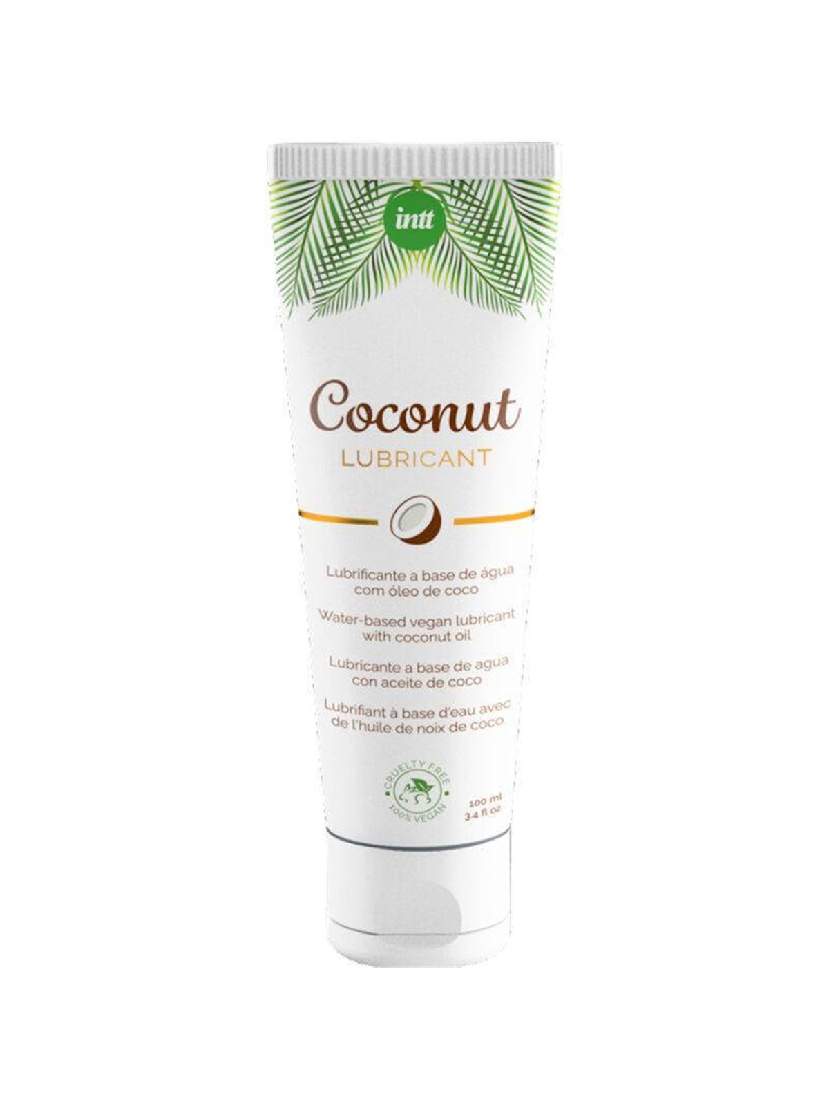 Intt - Vegan Water-Based Lubricant with Intense Coconut Flavor