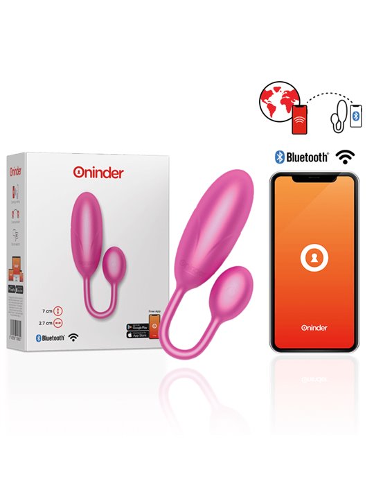 Oninder - Denver Vibrating Egg Pink 7 X 2.7 CM Free App