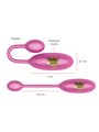 Oninder - Denver Vibrating Egg Pink 7 X 2.7 CM Free App