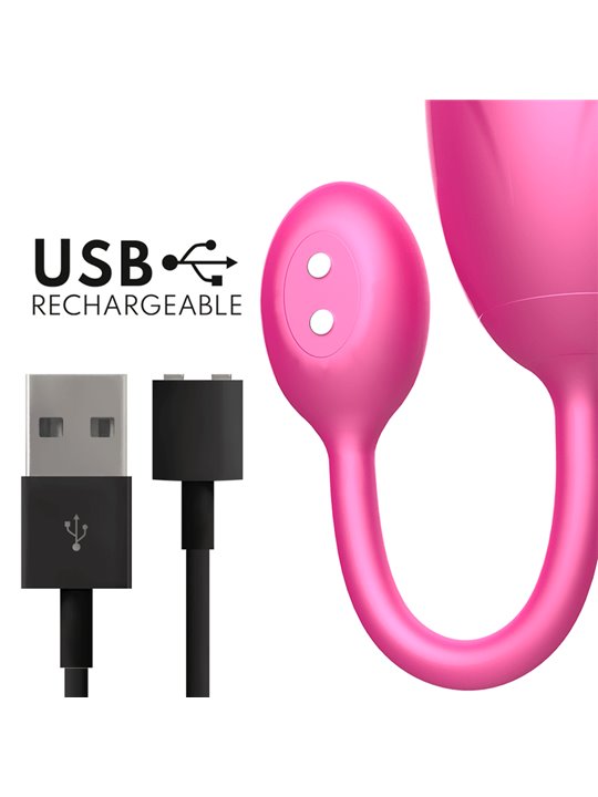 Oninder - Denver Vibrating Egg Pink 7 X 2.7 CM Free App