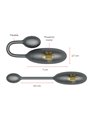 Oninder - Denver Vibrating Egg Black 7 X 2.7 CM Free App