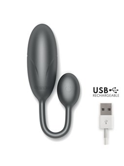 Oninder - Denver Vibrating Egg Black 7 X 2.7 CM Free App