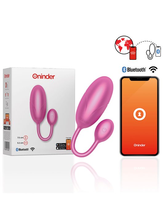 Oninder - Tokyo Vibrating Egg Pink 7.5 X 3.2 CM Free App