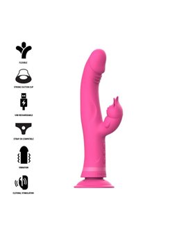 Intense™ - Julio Vibrator Rabbit Silicone Pink