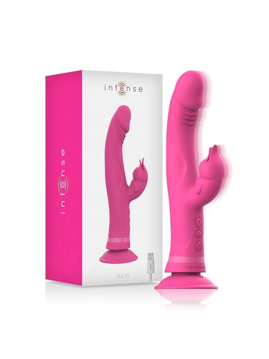 Intense™ - Julio Vibrator Rabbit Silicone Pink