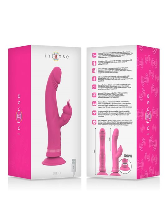 Intense™ - Julio Vibrator Rabbit Silicone Pink