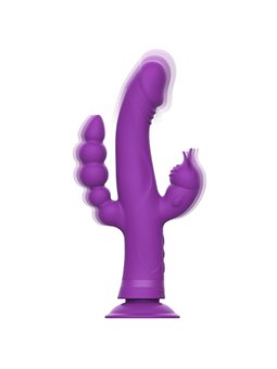Intense™ - Casanova Vibrator Rabbit Silicone Triple Engine Purple