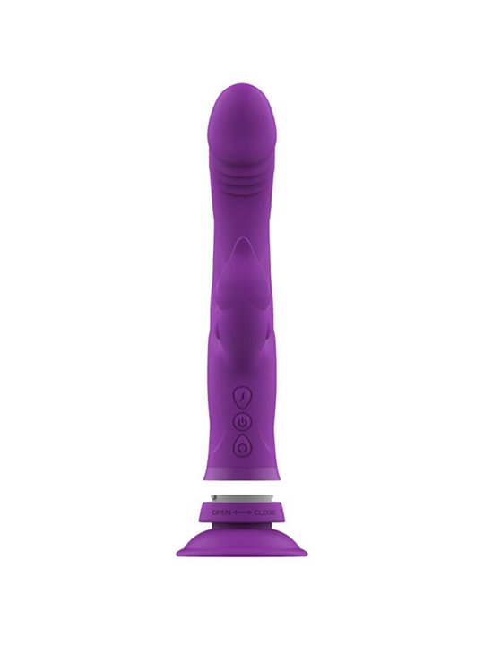 Intense™ - Casanova Vibrator Rabbit Silicone Triple Engine Purple