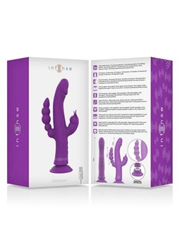 Intense™ - Casanova Vibrator Rabbit Silicone Triple Engine Purple