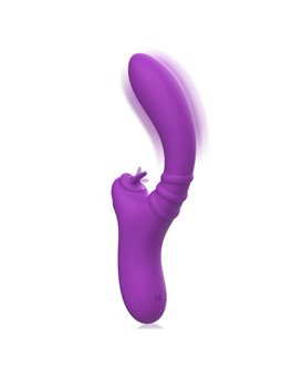 Intense - Harry Vibrator Flexible With Purple Tongue
