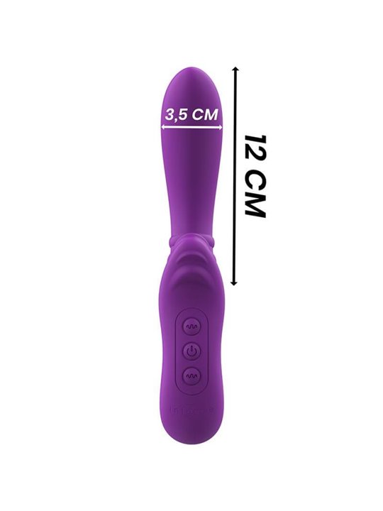 Intense - Harry Vibrator Flexible With Purple Tongue