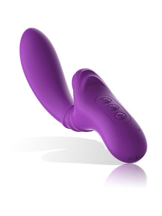 Intense - Harry Vibrator Flexible With Purple Tongue