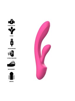 Intense - Luigi Vibrator Rabbit Silicone Pink
