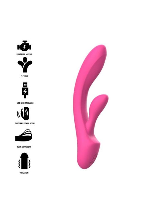 Intense - Luigi Vibrator Rabbit Silicone Pink