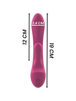 Intense - Luigi Rabbit Vibrator Pink Liquid Silicone