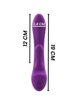 Intense - Luigi Rabbit Vibrator Liquid Silicone Purple