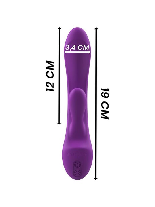 Intense - Luigi Rabbit Vibrator Liquid Silicone Purple