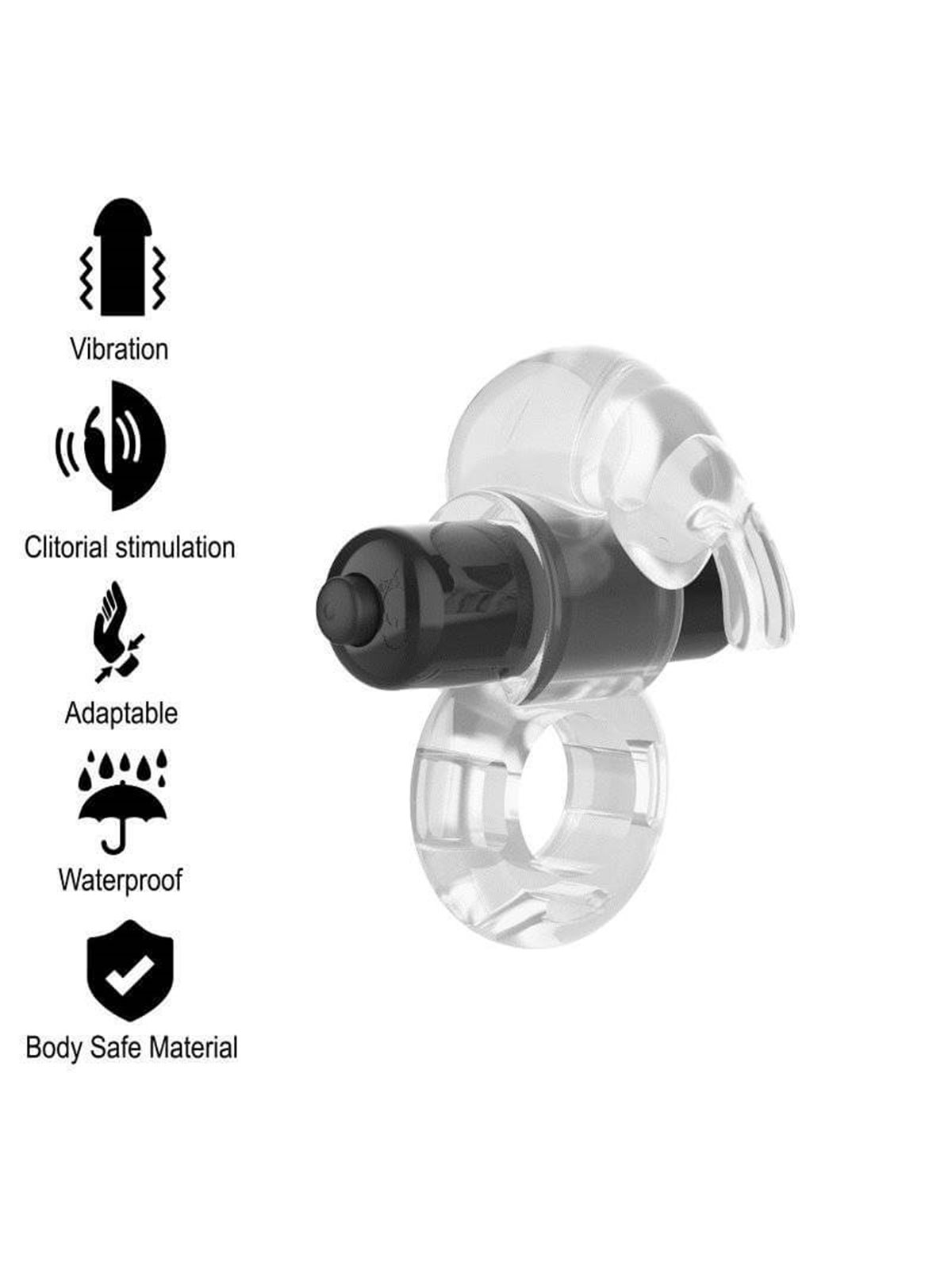Intense - Fry Transparent Vibrating Ring