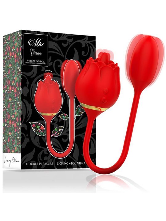 Mia - Vienna Double Pleasure Licking + Vibrating Egg