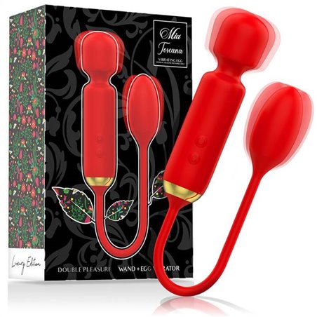 Mia - Toscana Double Pleasure Wand + Vibrating Egg
