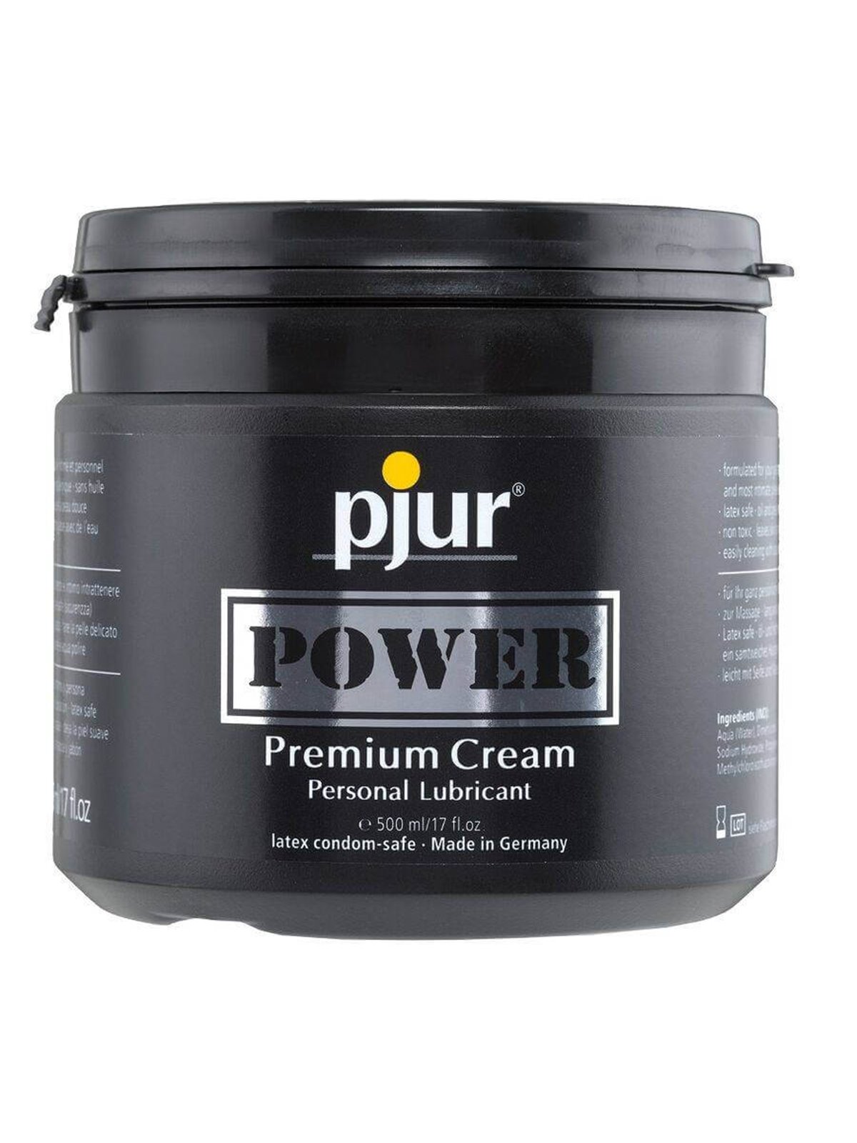 Pjur - Power Premium Cream Personal Lubricant 500 ML