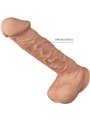Baile Bergrisi - Pene Realistico Flessibile con Testicoli e Ventosa 26 CM