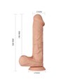 Baile Bergrisi - Pene Realistico Flessibile con Testicoli e Ventosa 26 CM