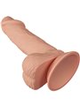 Baile Zebulon - Pene Realistico Flessibile con Testicoli e Ventosa 19,4 CM