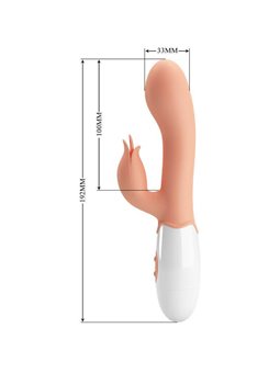Pretty Love - Bloody Mary Vibrator With Stimulator