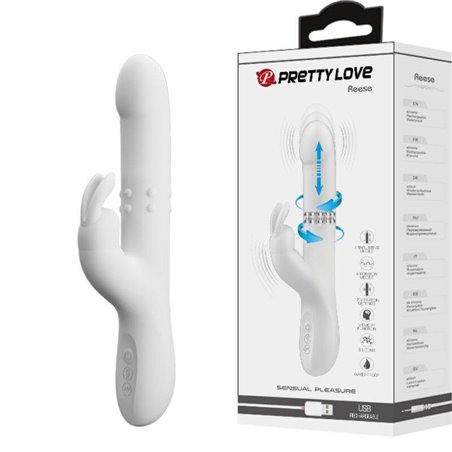 Pretty Love - Reese Vibrator with Silver Rotation
