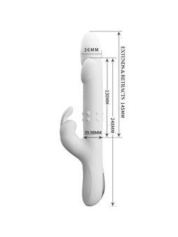 Pretty Love - Reese Vibrator with Silver Rotation